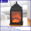 Dancing Flame Lantern | Black | H27xW16xD14cm | easylife lifestyle