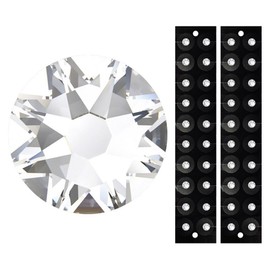Wasabi Neko Jewelry Ear Acupressure Patch M 3.0mm 20p, crystal, 2 pieces / 와사비네코 쥬얼리 귀지압패치 M 3.0mm 20p, 크리스탈, 2개