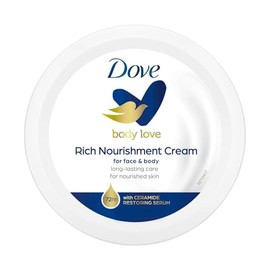 DOVE, Rich Nourishment Cream, Hidratación Profunda y Nutrición de Larga Duración, Crema Hidratante para Rostro y Cuerpo