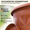 Blumentopf 10er Set 15 cm Durchmesser Terrakotta - runder Pflanzkübel