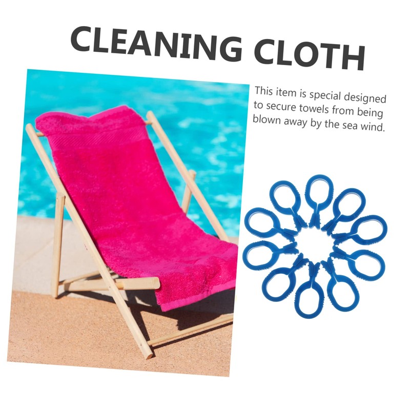 WHAMVOX 20pcs Multifunctional Towel Clips for Travel Clothes and Bathing