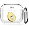 for Clear AirPods 3rd Generation Case Cool Kawaii Funny Avocado