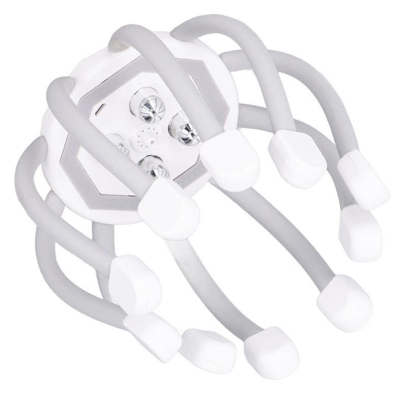 Electric Claw Head Massager with Heating 4 Modes Red LED