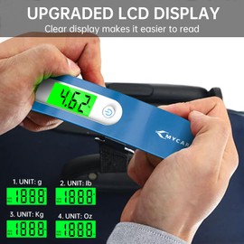 MYCARBON Digital Luggage Scales 50 kg Blue