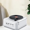 Vinyl Record Bluetooth Speaker Innovative Mini FM Radio HiFi Stereo