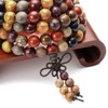 Top Plaza Unisex 108 Natural Wood 6mm 8mm Beads Bracelet