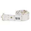 XXL WW2 U.S. M1936 White Parade MP Pistol Belt will