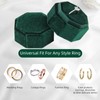 Bototack Velvet Ring Storage Box Small Jewellery Ring Gift Box