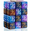 24 Pieces Dice Counters Token Dice D6 Gaming Dice Cube