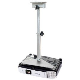 PCMD, LLC. Projector Ceiling Mount Compatible with Epson EX9230 Pro EX9240 Home Cinema 1080 2200 2250 with Lateral Shift Coupling (Telescoping 13-20-Inch Extension)