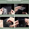 HoAhaMay A 25-Piece Mini Transparent Square Gift Box, PET Box,