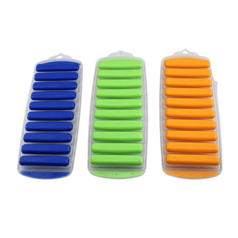 Silicone Narrow Ice Stick Cube Trays with Easy Push and