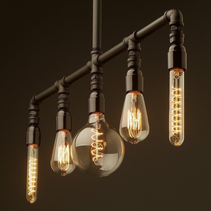 CTKcom Edison Vintage Filament G95 40W Light Bulbs Globe Round