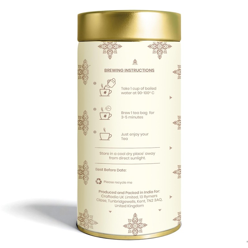 SIPS BOTANICA Pure Darjeeling Green Tea Bags | 60 Teabags