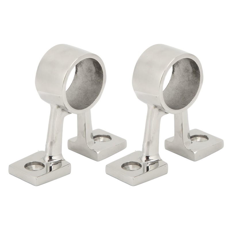 2Pcs Marine Boat Hand Rail Fitting Center Support Bracket Stanchion