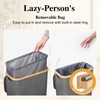 Slim Laundry Hamper, 60L Waterproof Narrow Laundry Basket with Lid