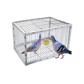 Pigeon Trap Cage with Escape-Proof Design – Auto Bird Trap Cage for Pigeons and Small Birds | Multi-Catch Pigeons Birds Traps for Sale with Well Anti-Rust Baking Paint-S Size