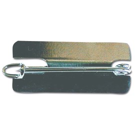 Ribbon Clips Empty Pack of 1, silver