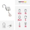 ABUS Titalium 64TI/25 padlock - lock body made of special
