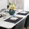 ASYOUWISH Set of 6 PVC Kitchen Table Place Mats, Non-Slip