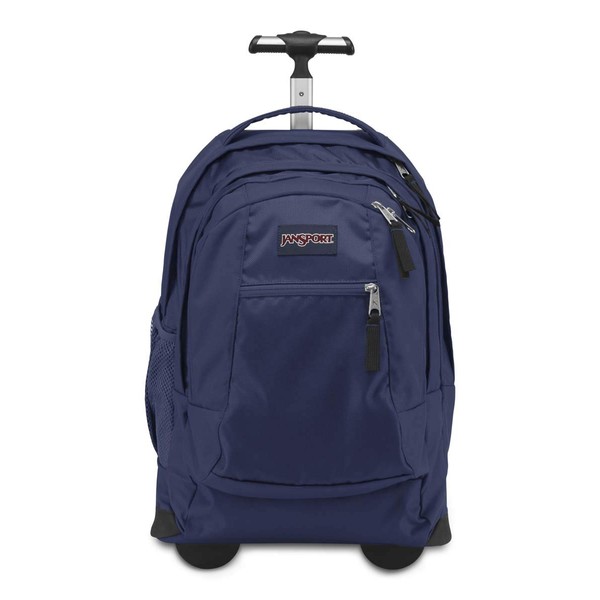 JanSport, Driver 8 Rolling Backpack - Navy, One Size.