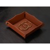 OARIE Jewelry Tray, Valet Tray PU Leather Catchall Tray for