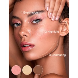 Jutqut 8 Color Cream Eyeshadow Palette, Versatile Matte & Shimmer Shades for Everyday or Glam Eye Makeup, Waterproof and Sweat-proof Lidschattenpalette, Highly Pigmented, Long-Lasting, Easy to Blend