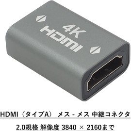 Audio Fan High Speed HDMI Extension Adapter 2.0 Standard 2K 4K 60P HDMI Female to Female Relay Connector Straight