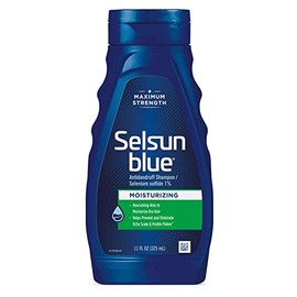 Selsun Blue, Moisturizing Dandruff Shampoo with Aloe, Dry Scalp & Hair, 11 Ounce
