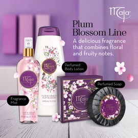 Maja Plum Blossom Body Lotion, Perfumed Body Lotion with Almond Oil and Vitamin E for Dry Skin, Keeping your Skin Hydrated, Floral and Fruity Fragrance, 2-Pack of 13.5 FL Oz each, 2 Bottles