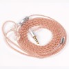 Yinyoo KBEAR KBX4860 Ohr-Monitorkabel, 2 pin, 3,5-mm-Stecker, reines Kupfer, 4-adriges