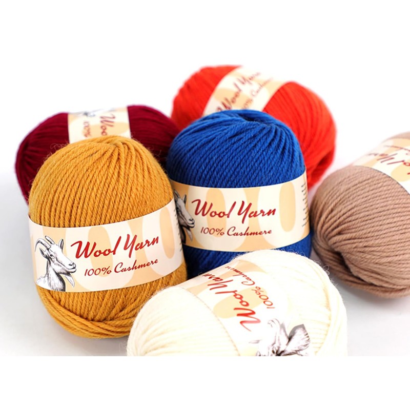 100% Cashmere Wool Yarn (Pack of 10) by Yonkey Monkey