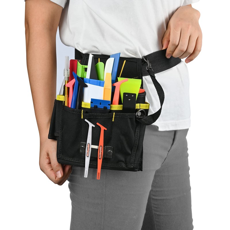 EHDIS Wrapping Tool Pouch with Belt Waist Waterproof Oxford Small