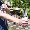 NatureLaunchers Hand-Carved Wooden Animal Slingshot Set | 2 Pack (Wolf