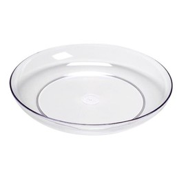 Smither Oasis 6 Inch Lomey Clear Designer Dish, Pack 24