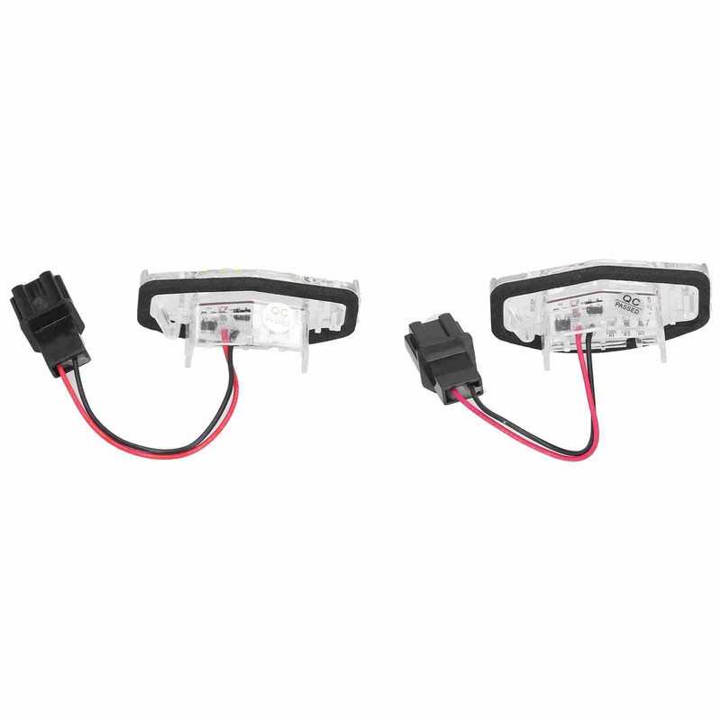 Pair of LED License Plate Lamp White Light 34100S0A013 Fit