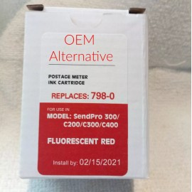 Pitney Bowes® OEM Equivalent SL-798-0 Ink Cartridge for Sendpro C200, C300, C400