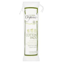 Simply Gentle Organic Cotton Pads, 100 Pack