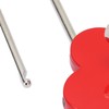 3pcs Heart Shaped Padlock with 3 Keys Rustproof Zinc Alloy