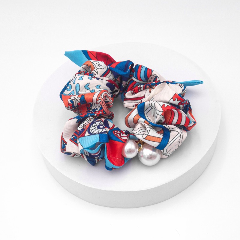 (3 types) Burnaby King Pearl Scarf Scrunch Sky / (3종)