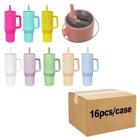 Us  40 OZ Colorful Rainbow Plated Food Grade Thermal Flask Insulated Water Bottles 40 OZ for Daily Usecolor: 16pcs mixed, capacity: 40 oz