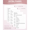 WEMATE Spiral Password Book with Alphabetical Tabs, Small Password Keeper