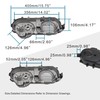 GOOFIT Transmission Cover Assembly with Start Gear Shaft Belt Replacement