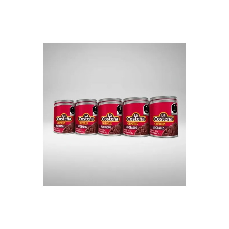 Chiles Chipotles La Costeña Adobados Con 10 Piezas De 105
