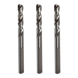 Saxton HSS Hole Saw Cutter Arbor Pilot Drill Bits 6.35mm x 80mm (3)