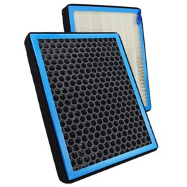 CF12150 HEPA Cabin Air Filter with Activated Carbon for 2015 to 2022 Ford F150 F250 F350 F450 F550 Super Duty Expedition & 2015 to 2022 F-150 F-250 F-350 F-450 F-550 & Lincoln Navigator FL3Z19N619A