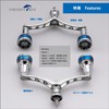 HEIGHTEN 110mm/98mm Reel Handle Shimano Daiwa Universal Spinning Reel Arch