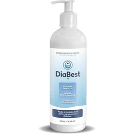 Diabest Crema Hidratante Para Pies y Cuerpo Con Urea y Vitaminas A y E 500 ml