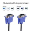 ENUODA Cable VGA azul de 15 pines con conector macho