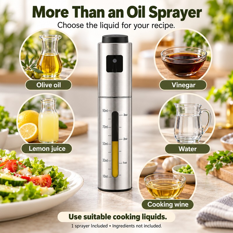 BBQ Baking Olive Oil Spray Bottle 304 Stainless Steel Oil